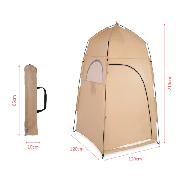 TOMSHOO Portable Outdoor Shower Bath Changing Fitting Room Tent Shelter Camping Beach Privacy Toilet photography tent - Image 2