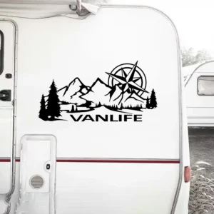 Car Body Side Stickers Camper Van Life Vanlife Decor Decal Vinyl Decoration for Truck RV Bus Caravan Minivan Auto Accessories