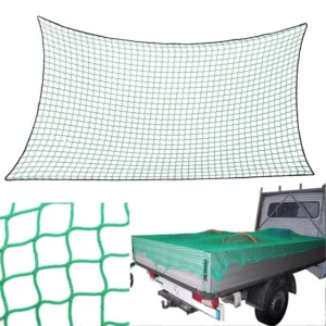 Mesh Cargo Net Strong Heavy Duty Truck Bed Cargo Net Safety Protection Trailer Bungee Extend Mesh Cover for Pickup Truck Trailer