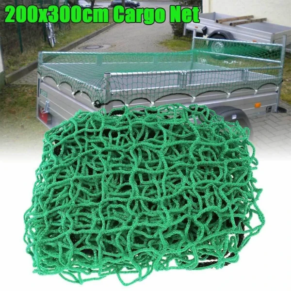 Mesh Cargo Net Strong Heavy Duty Truck Bed Cargo Net Safety Protection Trailer Bungee Extend Mesh Cover for Pickup Truck Trailer - Image 3