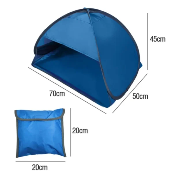 Beach Headrest Sunshade Tent UV-protecting Sunshelter Automatic Opened Portable Outdoor Camping Sunshade Tent For Adults Kids - Image 2