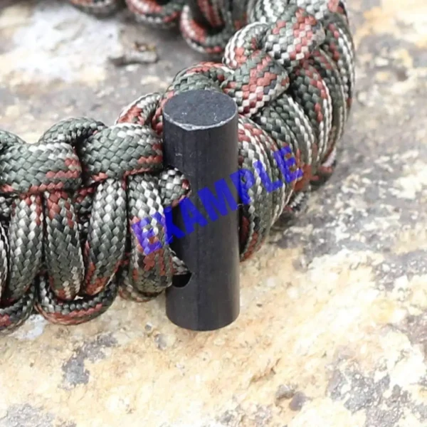 1PC Small Ferro Rod Survival Drilled Flint Fire Starter with Toggle Hole for Paracord Bracelet Necklace - Image 5
