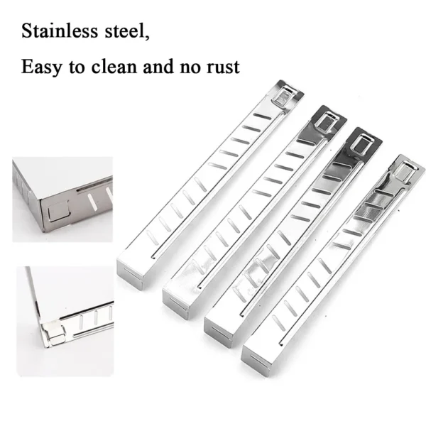 Stainless Steel Camping Stove Windscreen - Foldable Windproof Shield for Gas/Butane/Alcohol Burners, BBQ Hiking Equipment - Image 4