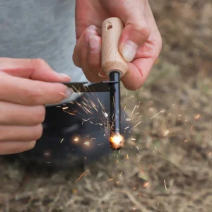 Bear Grylls Survival Fire Starter Magnesium Flint Rod, Portable Emergency Firesteel Kit Lighters Smoking for Camping Hiking