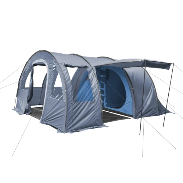 Large Tunnel Camping Tent Multi-person Family Tent Portable Family Hiking Shelter Windproof and Sunscreen - Image 5