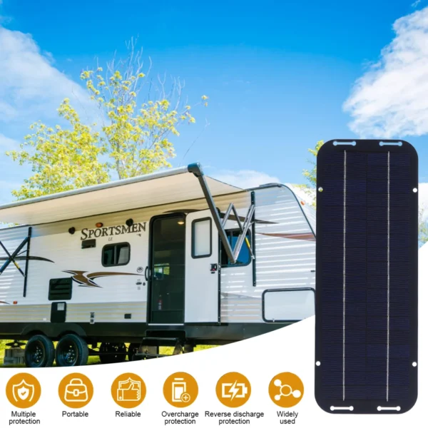 30W Solar Panel Kit Complete 12V Polycrystalline USB Power Portable Outdoor Rechargeable Solar Cell Solar Generator for Home - Image 2