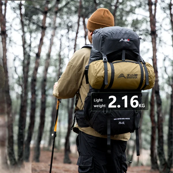 BISINNA Camping Tent 2 Persons Portable Waterproof Backpacking Tent Double-layer Outdoor Hiking Travel Camping Equipment - Image 6