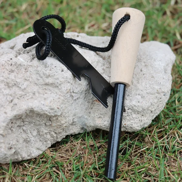 Bear Grylls Survival Fire Starter Magnesium Flint Rod, Portable Emergency Firesteel Kit Lighters Smoking for Camping Hiking - Image 4