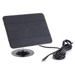 Portable Solar Panel 3W 5V Power Supply Monocrystalline 360 Adjustable Bracket USB Wall Mount IPX6 for Doorbell Courtyard Lights